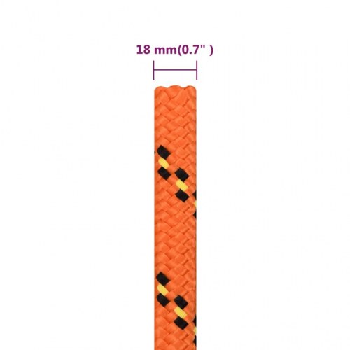 Tovværk til båd 18 mm 50 m - polypropylen, orange