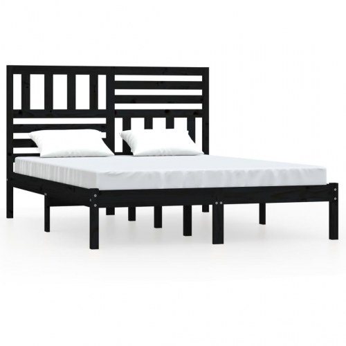 Sengeramme 120x190 cm massivt fyrretræ sprt