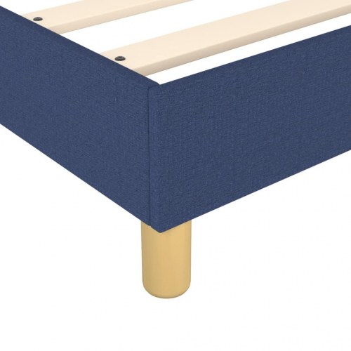 Boxspring sengeramme 140x200 cm - stof, blå