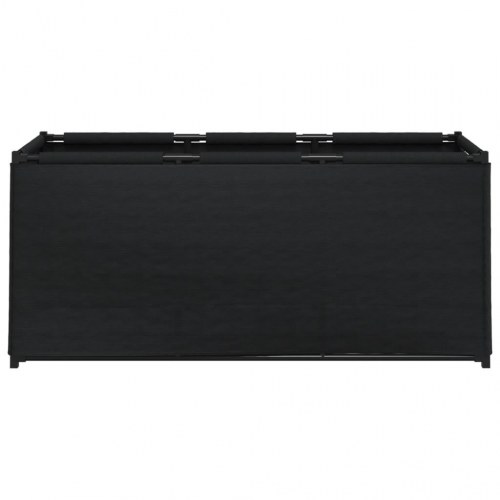 Opbevaringskasse 105x34,5x45 cm stof sort