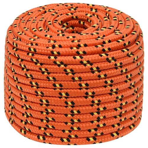 Tovværk til båd 12 mm 50 m polypropylen orange