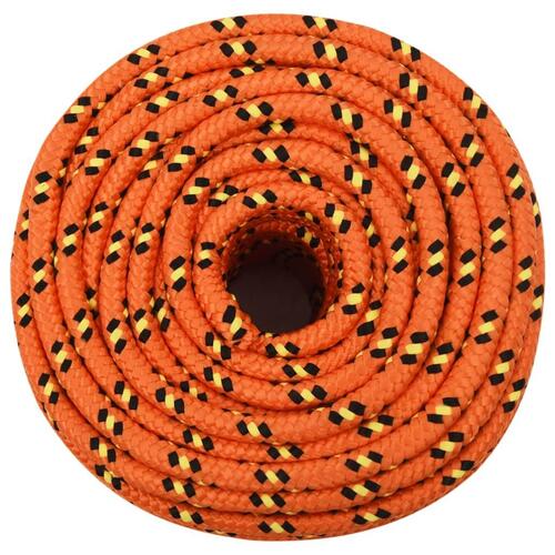 Tovværk til båd 12 mm 50 m polypropylen orange
