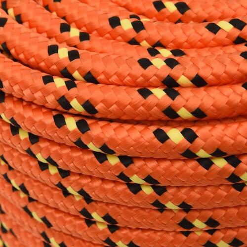 Tovværk til båd 12 mm 50 m polypropylen orange