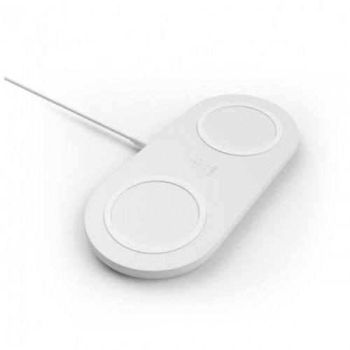 Belkin WIZ002VFWH trådløs oplader - hvid, 10 W dobbeltslot