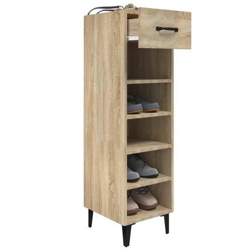 Skoreol 30x35x105 cm konstrueret træ sonoma-eg