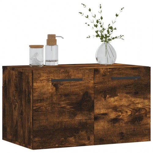Vægskab 60x36,5x35 cm konstrueret træ røget egetræsfarve