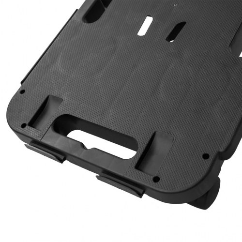 Møbelhunde 2 stk. 200 kg polypropylen sort