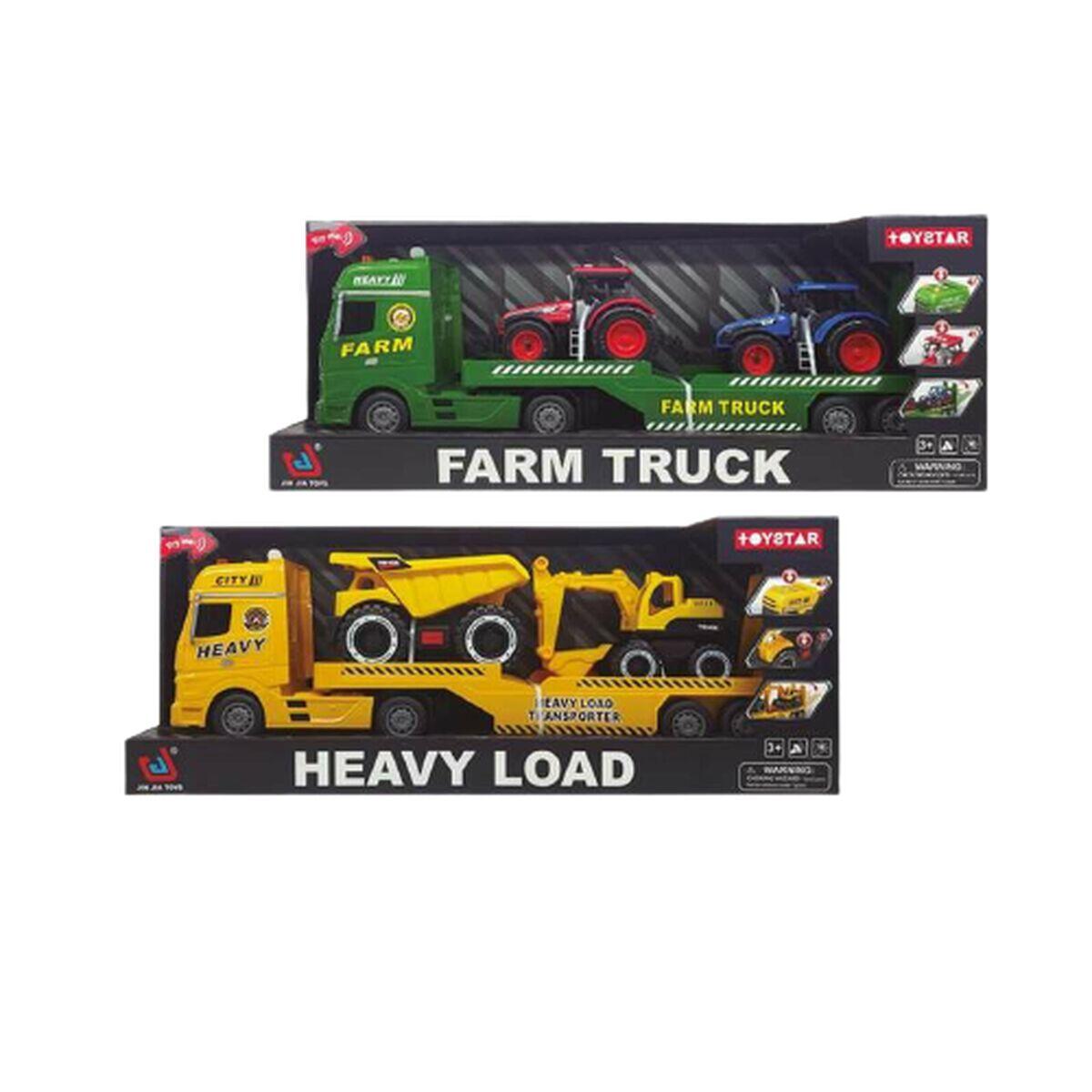 Legetøjssæt Med Køretøjer Farm Truck Heavy Load : Dele