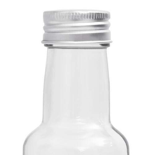 Små glasflasker med skruelåg 10 stk. 260 ml