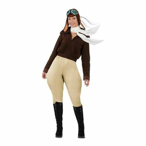Kostume til voksne Pilot Brun S