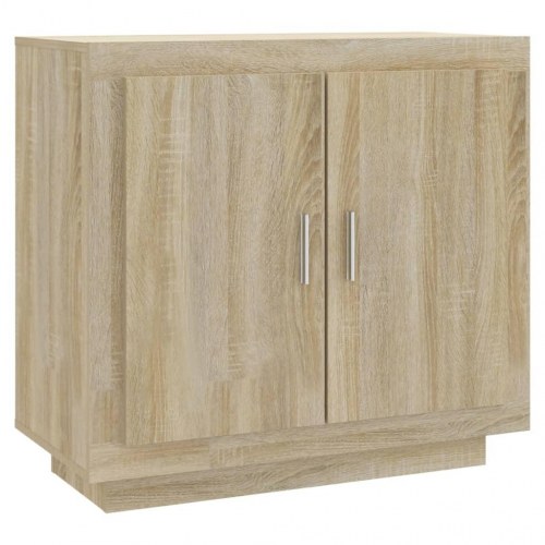 Skænk 80x40x75 cm konstrueret træ sonoma-egetræsfarve