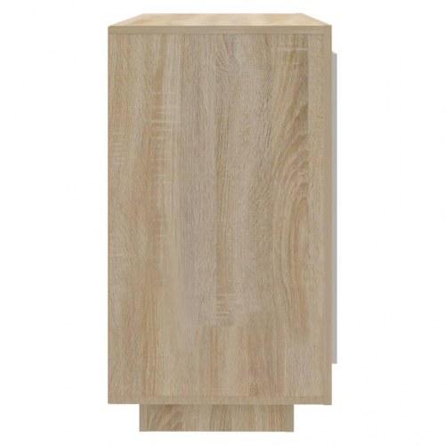 Skænk 80x40x75 cm konstrueret træ sonoma-egetræsfarve