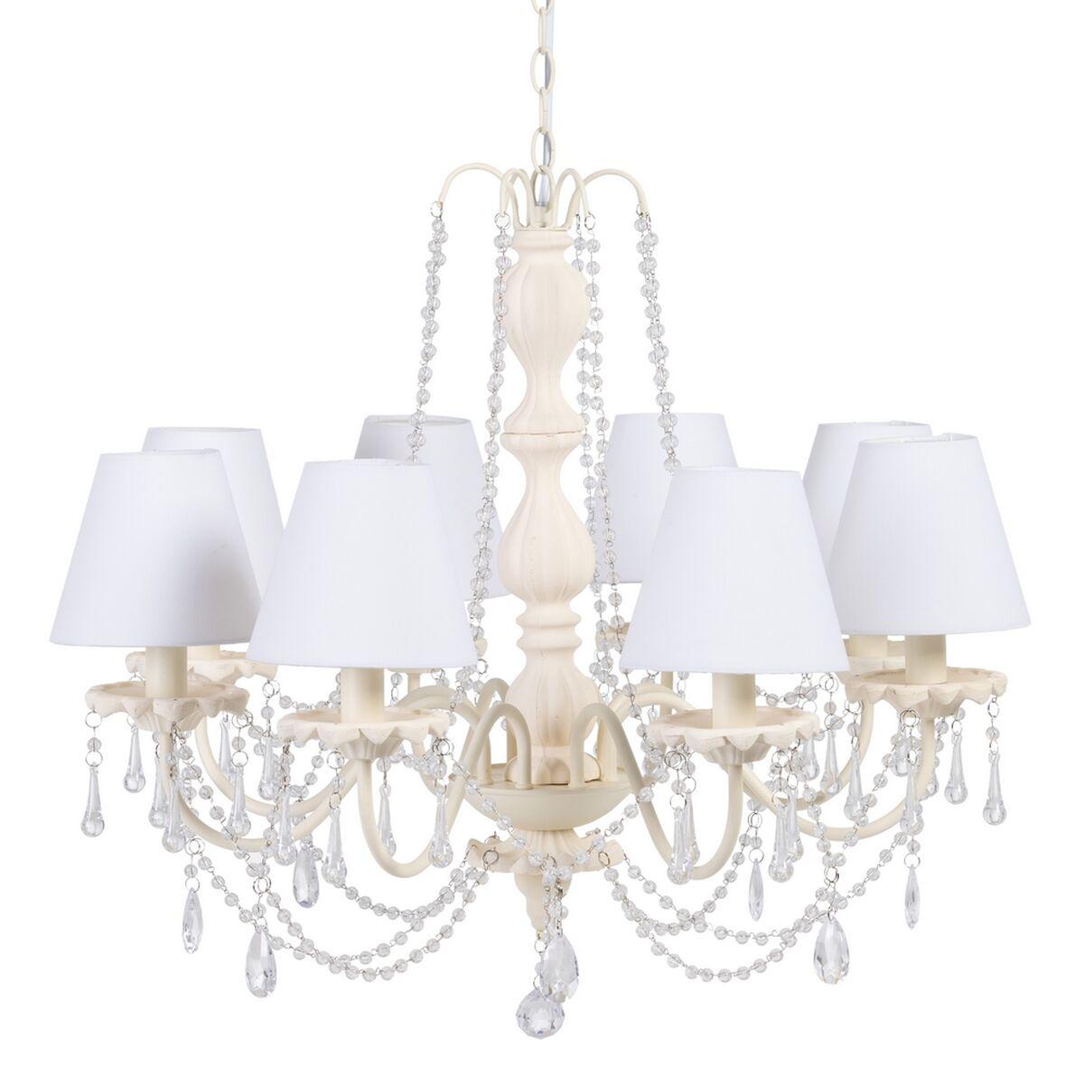 Loftslampe 65 X 65 X 107 Cm Beige Metal Ø 15 Cm Klassisk