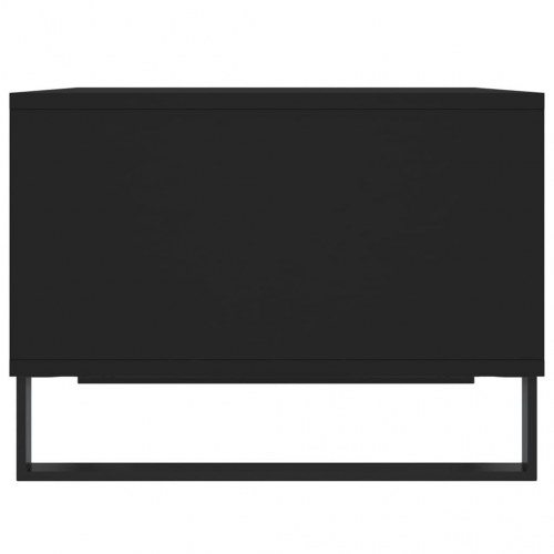 Sofabord 60x50x36,5 cm konstrueret træ sort