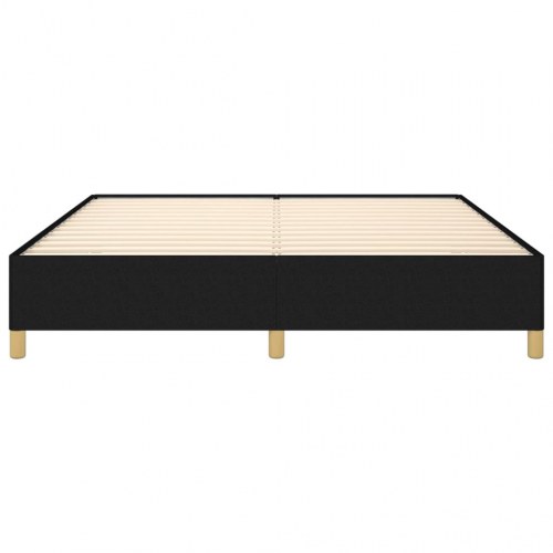 Boxspring sengeramme 160x200 cm - stof, sort