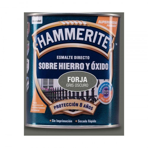 AkzoNobel fernis/efterbehandling - mørkegrå mat, 750 ml