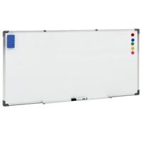 Magnetisk whiteboard 110x60 cm stål hvid