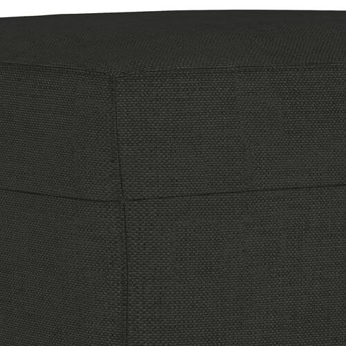 Fodskammel 60x50x41 cm stof sort