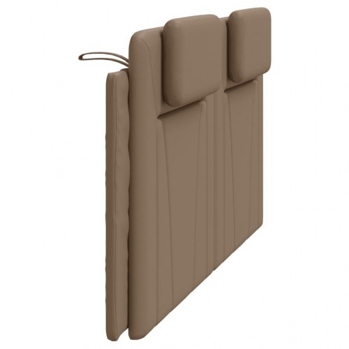 Gavlpude Viana 180 cm i kunstlæder - cappuccino