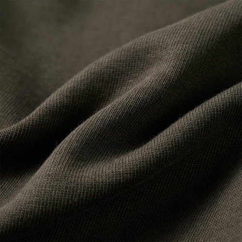 Sweatshirt til børn str. 116 - kaki med abeprint