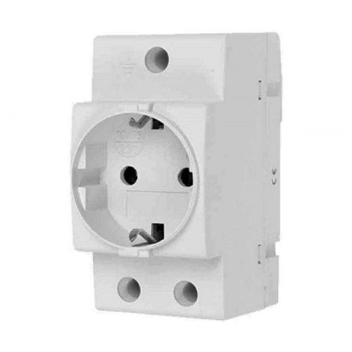 Revalco stikkontakt Schuko 16 A - hvid