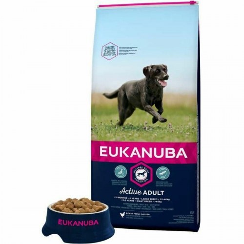 Eukanuba hundefoder til voksne - Kylling 15 kg