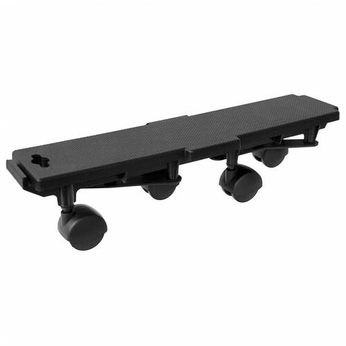 Møbelhunde 4 stk. med 4 hjul 170 kg polypropylen sort