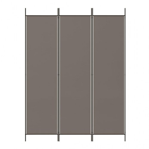 3-panels rumdeler 150 x 220 cm - antracitgrå