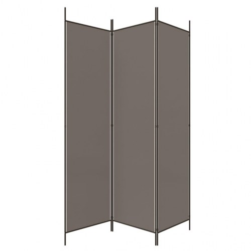 3-panels rumdeler 150 x 220 cm - antracitgrå