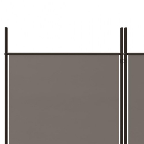 3-panels rumdeler 150 x 220 cm - antracitgrå