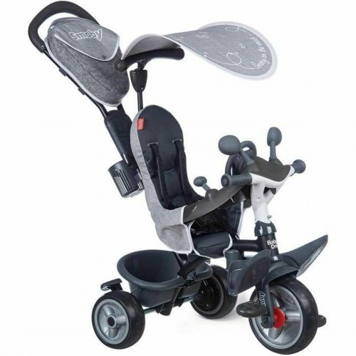 Trehjulet cykel Smoby Baby Driver Plus - grå