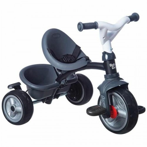 Trehjulet cykel Smoby Baby Driver Plus - grå