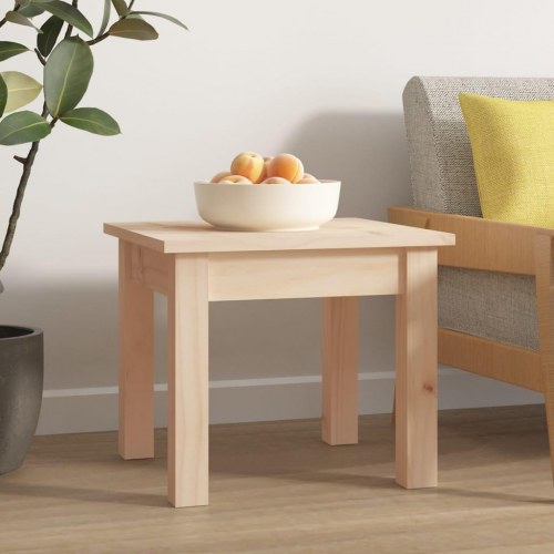 Sofabord 35x35x30 cm massivt fyrretræ