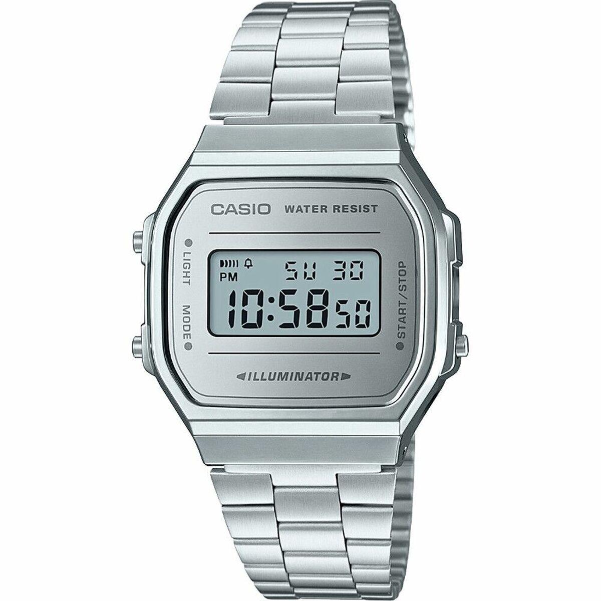 Herreur Casio A168WEM-7EF Grå Sølvfarvet