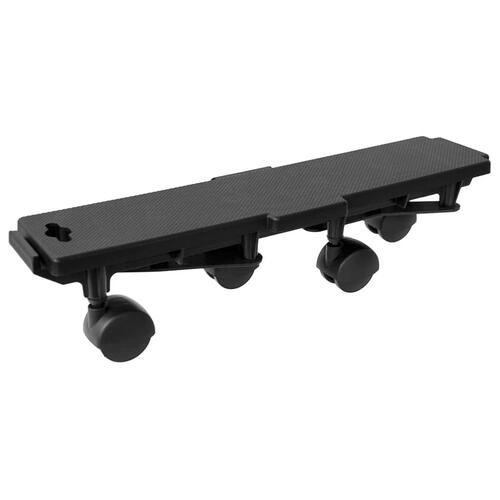 Møbelhunde 6 stk. med 4 hjul 170 kg polypropylen sort