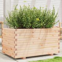 Plantekasse 90x60x49,5 cm massivt fyrretræ
