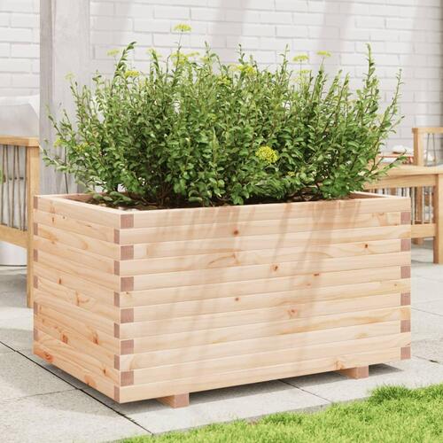Plantekasse 90x60x49,5 cm massivt fyrretræ