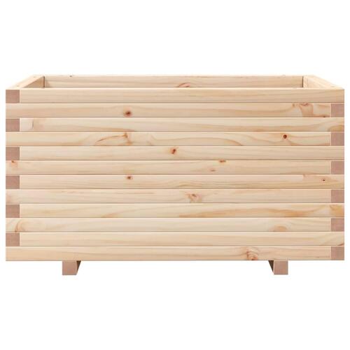 Plantekasse 90x60x49,5 cm massivt fyrretræ