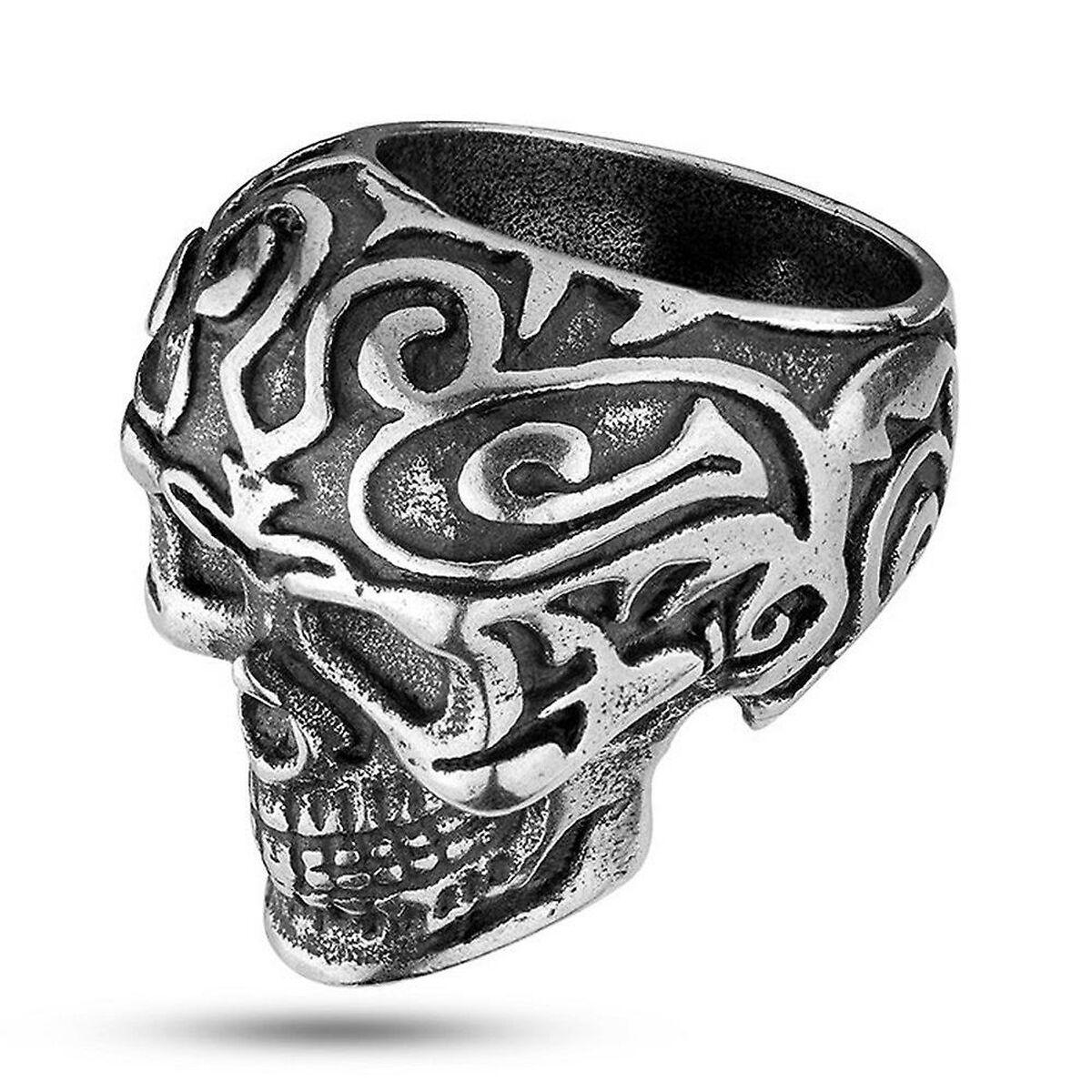 Police herre ring i rustfrit stål - grå (str. 24) PEAGF2120202