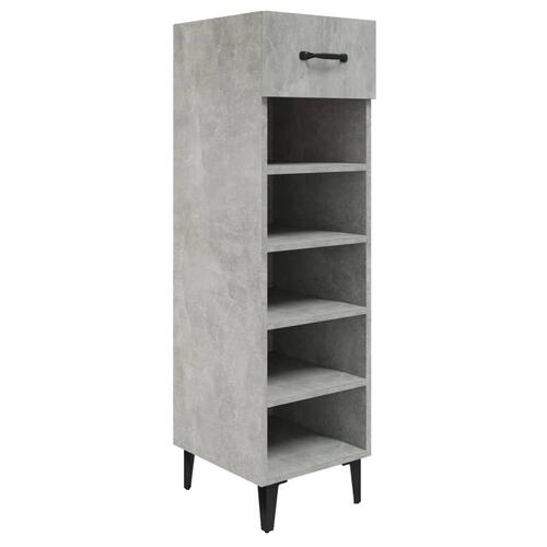 Skoreol 30x35x105 cm konstrueret træ betongrå