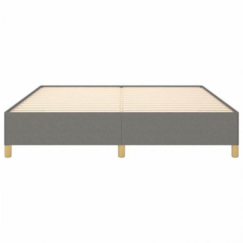 Boxspring sengeramme 180 x 200 cm - stof, mørkegrå