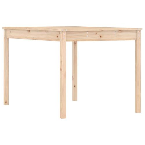 Havebord 121x82,5x76 cm massivt fyrretræ