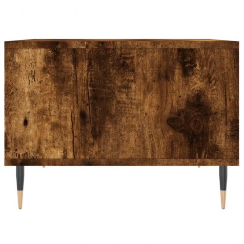 Sofabord i konstrueret træ - 60×50×36,5 cm, røget egetræsfarve