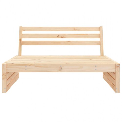 Midtermodul til havesofa 120 x 80 cm - massivt fyrretræ