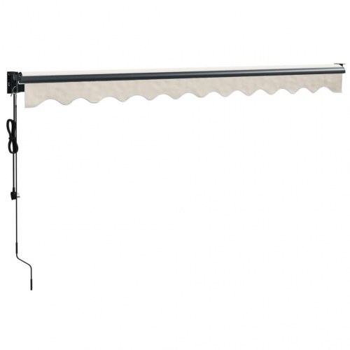 Elektrisk foldemarkise 3 x 2,5 m - cremefarvet