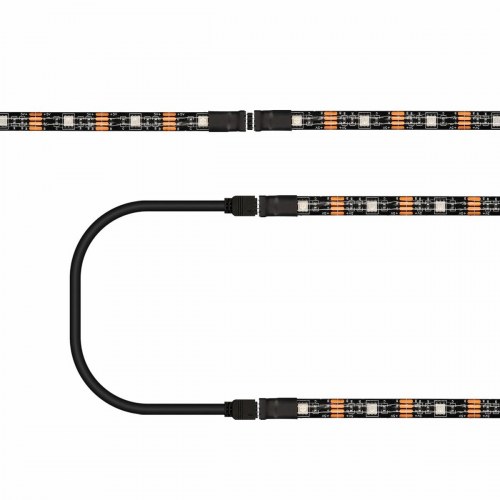KSIX LED-bånd RGB med fjernbetjening og app, 53 cm