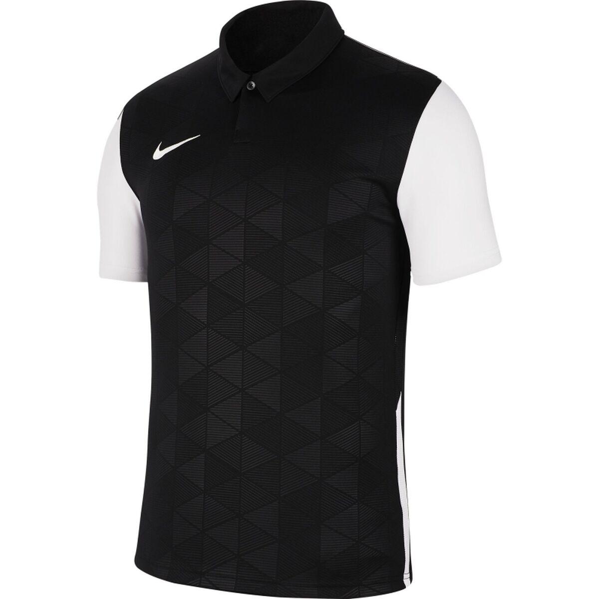 Kortærmet Polotrøje til Mænd Nike TROPHY IV BV6725 010 Sort L