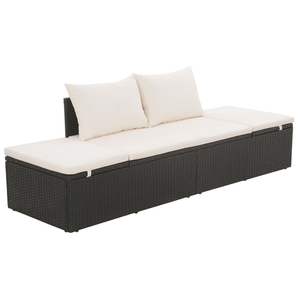 Solseng Sort 195 Polyrattan