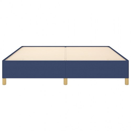 Boxspring sengeramme 180x200 cm i stof - blå