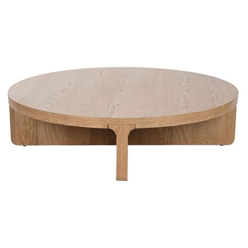 Sofabord Home ESPRIT Natur Hrastovina 121 x 121 x 32 cm